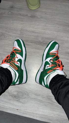 Nike Off-White x Dunk Low 'Pine Green' photo review