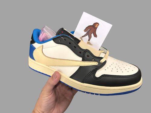 Travis Scott x Fragment x Air Jordan 1 Low OG "White" photo review