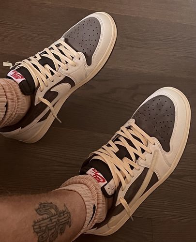 Travis Scott Jordan 1 Low “Reverse Mocha” photo review