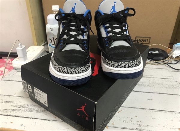 Air Jordan 3 Retro 'Sport Blue' photo review