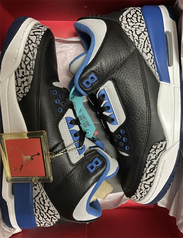 Air Jordan 3 Retro 'Sport Blue' photo review