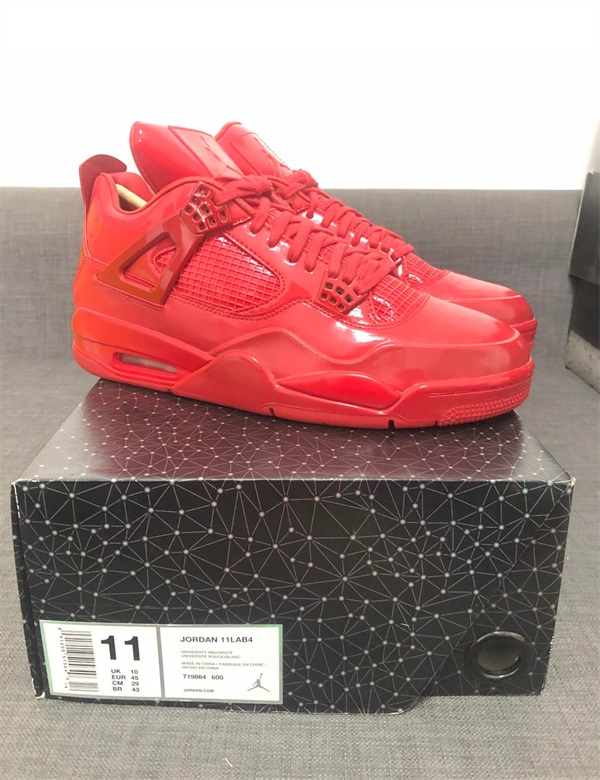 Air Jordan 4 Retro "11Lab4 Red" photo review