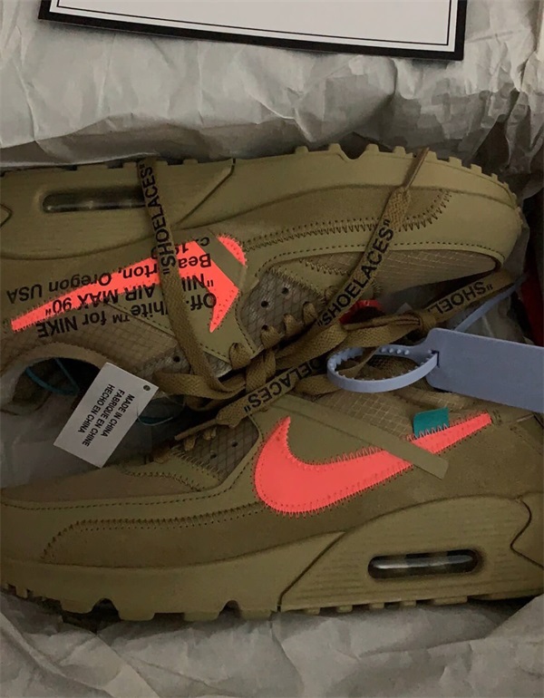Off-White Air Max 90 “Desert Ore” photo review