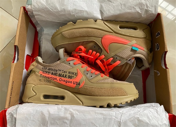 Off-White Air Max 90 “Desert Ore” photo review