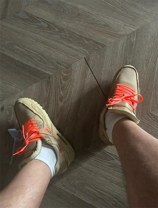 Off-White Air Max 90 “Desert Ore” photo review