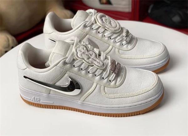 Travis Scott Air Force 1 One "White" photo review