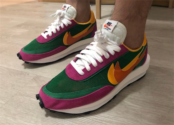 Sacai X LDWaffle "Pine Green" photo review