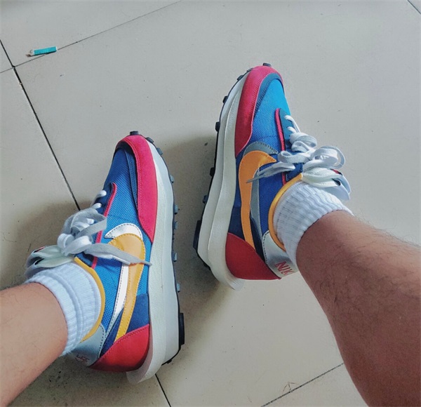 Sacai LDV Waffle “Varsity Blue” photo review