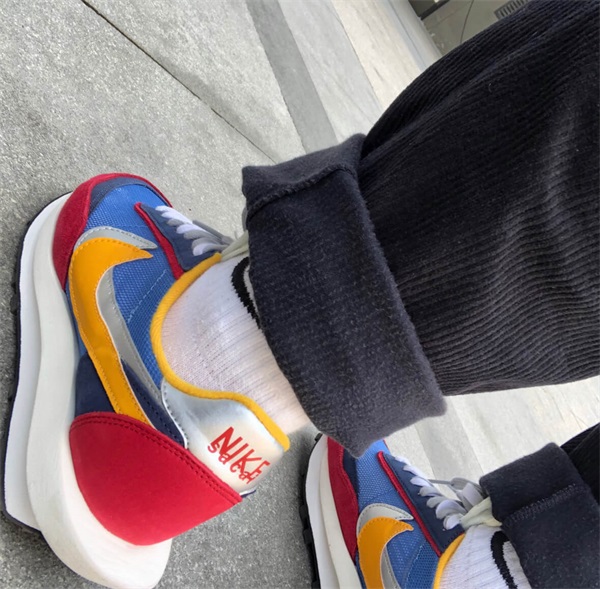 Sacai LDV Waffle “Varsity Blue” photo review
