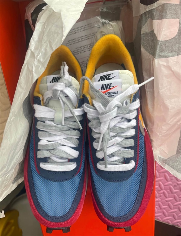 Sacai LDV Waffle “Varsity Blue” photo review
