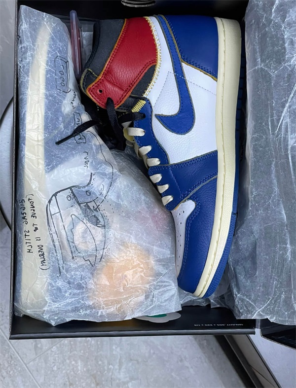 Air Jordan 1 Retro High NRG x Union LA 'Storm Blue' photo review