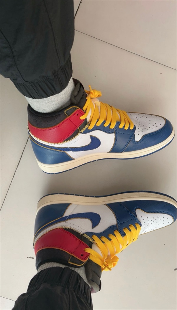 Air Jordan 1 Retro High NRG x Union LA 'Storm Blue' photo review