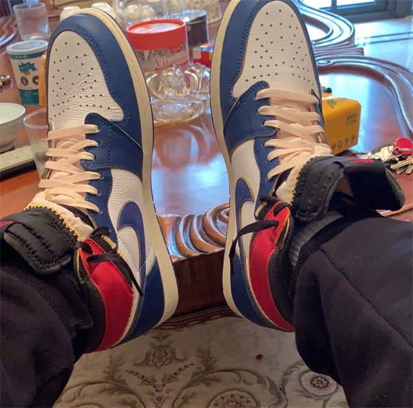 Air Jordan 1 Retro High NRG x Union LA 'Storm Blue' photo review