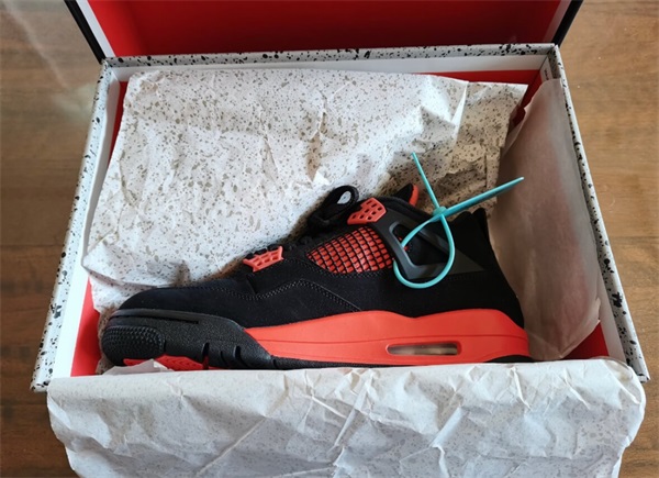 Air Jordan 4 “Red Thunder” photo review